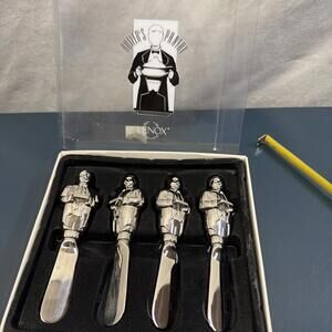 Butlers Pantry Lenox Butler Handle Shaped Cheese Knife Set Spreader Knives